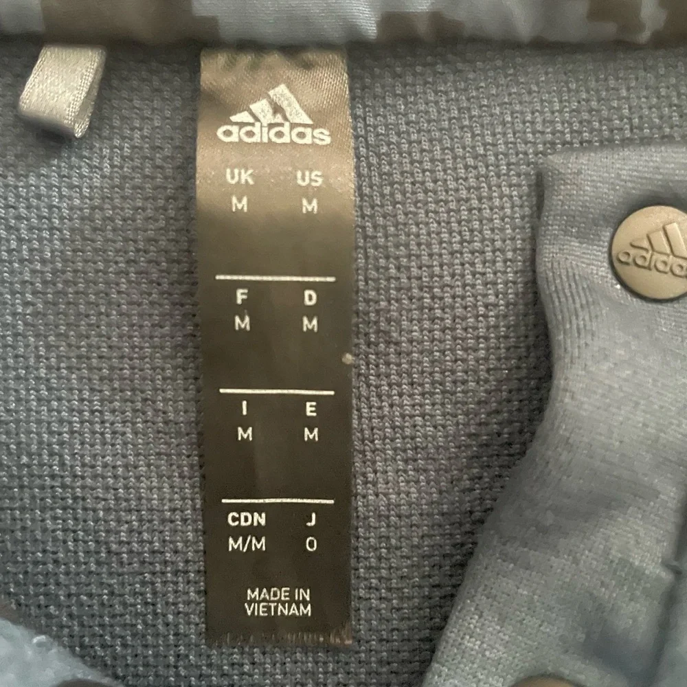 Adidas Quarter Button Jacket Size Medium - Picture 4 of 4